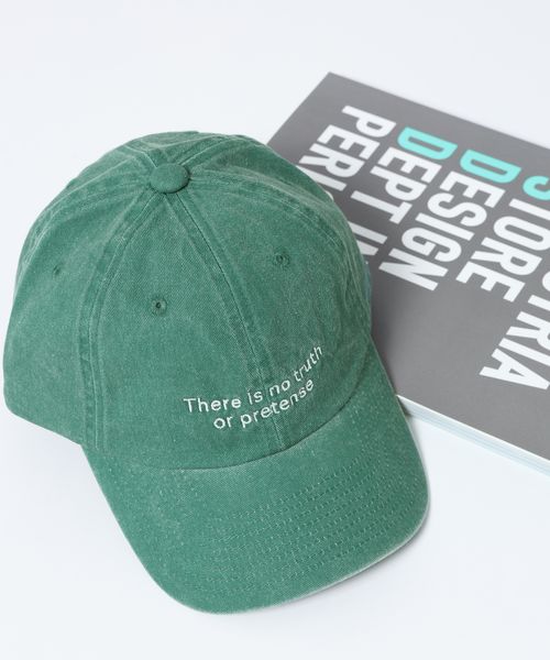 RAGEBLUE ピグメント/メッセージキャップ グリーン FREE メンズグッズ レイジブルー 607611 and ST アンドエスティ（旧ドットエスティ）