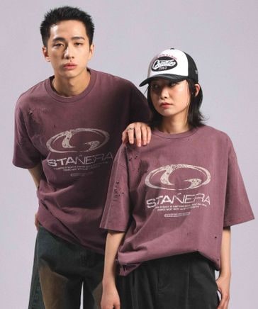 ピグメント加工/ダメージロゴTシャツ | [公式]レイジブルー（RAGEBLUE 
