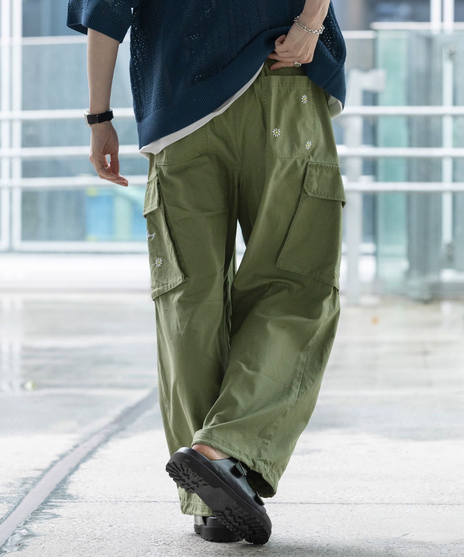 SUPPLIER FLOWER CARGO PANTS フラワー カーゴパンツ-