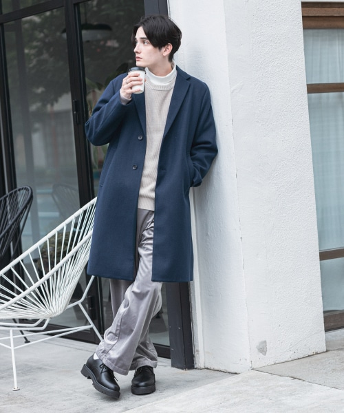 芸能人愛用 Rageblue メンズ チェスターコート チェスターコート Alrc Asia