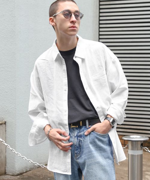リネンシャツ リネン100％ シャツ ブラウス レディース トップス