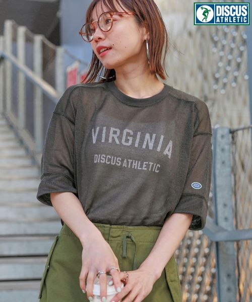 【WOMENS】DISCUS/ディスカス カレッジシアーBIGTシャツ FREE(M）