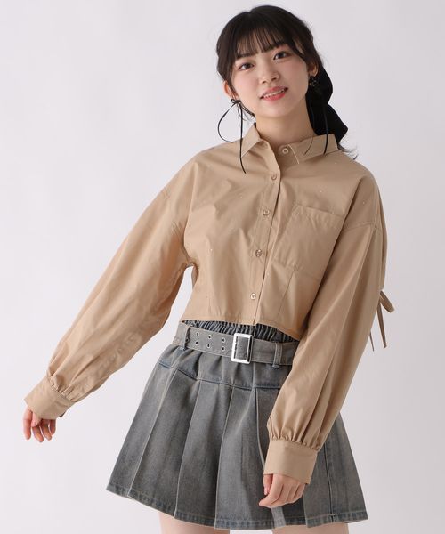 repipi armario 【Kairaコラボ】ラインストーンシャツ ベージュ L ウィメンズインナー レピピアルマリオ 106854 and ST アンドエスティ(旧ドットエスティ) repipi armario 【Kairaコラボ】ラインストーンシャツ ベージュ L ウィメンズインナー レピピアルマリオ 106854 and ST アンドエスティ(旧ドットエスティ)