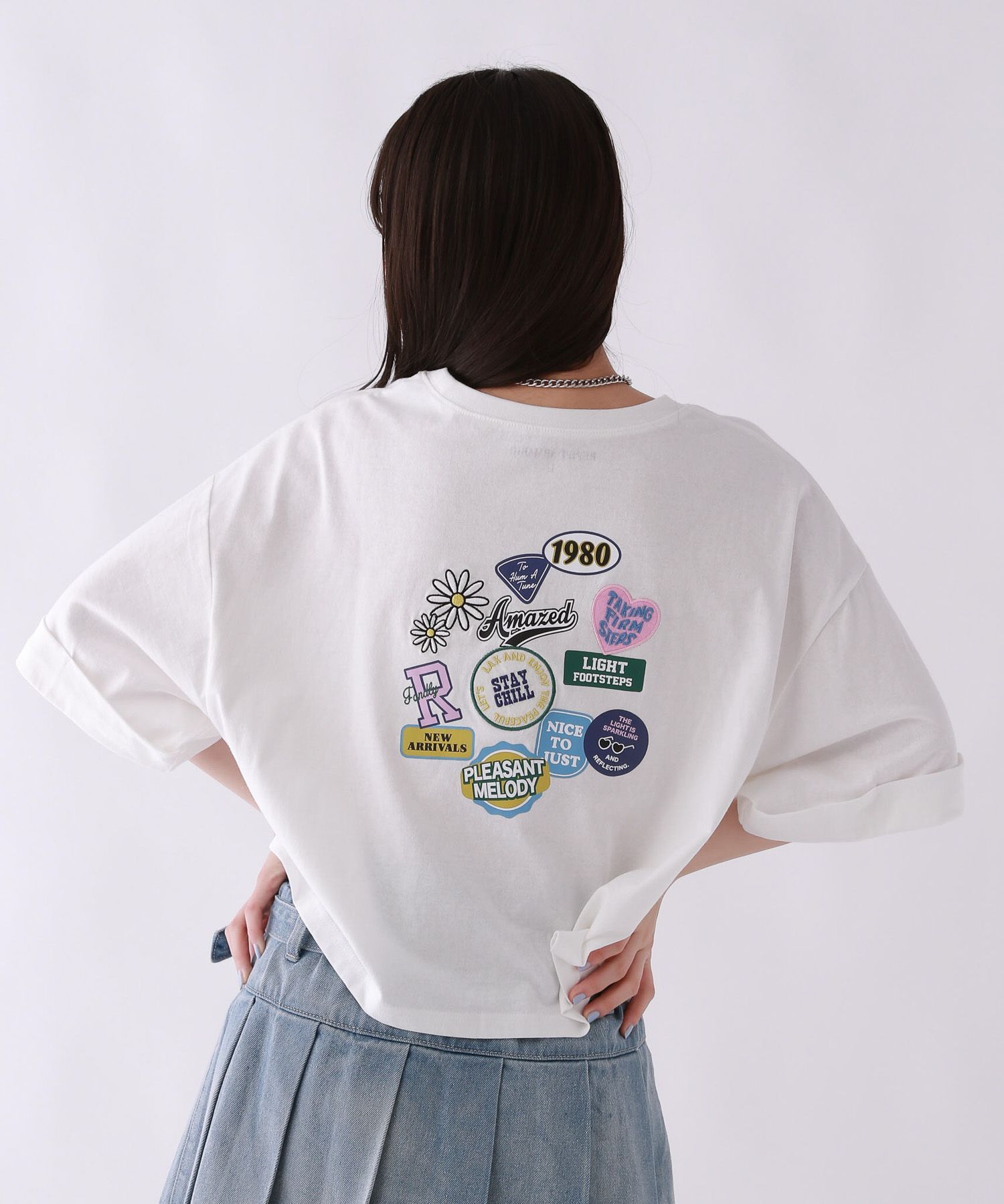 ワッペンルーズTシャツ Ｓ(140～150cm）