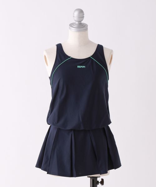 repipi armario 【SWIM】ラインプリーツワンピース ダークブルー S ウィメンズグッズ レピピアルマリオ 121740 and ST アンドエスティ(旧ドットエスティ) repipi armario 【SWIM】ラインプリーツワンピース ダークブルー S ウィメンズグッズ レピピアルマリオ 121740 and ST アンドエスティ(旧ドットエスティ)