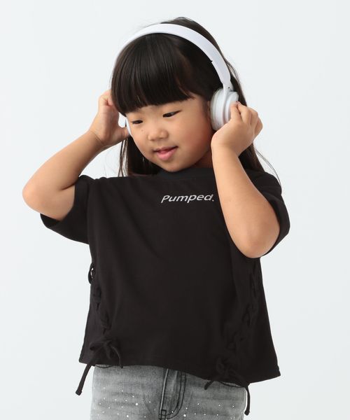 repipi armario 【10C REPIPI】レースアップTシャツ ブラック キッズ レピピアルマリオ 131485 and ST アンドエスティ(旧ドットエスティ) repipi armario 【10C REPIPI】レースアップTシャツ ブラック キッズ レピピアルマリオ 131485 and ST アンドエスティ(旧ドットエスティ)