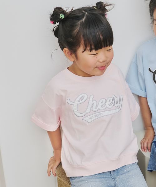 repipi armario 【10C REPIPI】サテンワッペンルーズTシャツ ピンク キッズ レピピアルマリオ 133153 and ST アンドエスティ(旧ドットエスティ) repipi armario 【10C REPIPI】サテンワッペンルーズTシャツ ピンク キッズ レピピアルマリオ 133153 and ST アンドエスティ(旧ドットエスティ)