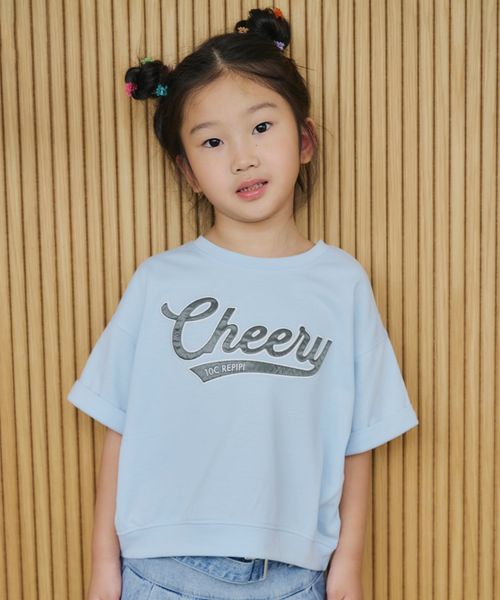 repipi armario 【10C REPIPI】サテンワッペンルーズTシャツ ライトブルー キッズ レピピアルマリオ 133153 and ST アンドエスティ(旧ドットエスティ) repipi armario 【10C REPIPI】サテンワッペンルーズTシャツ ライトブルー キッズ レピピアルマリオ 133153 and ST アンドエスティ(旧ドットエスティ)