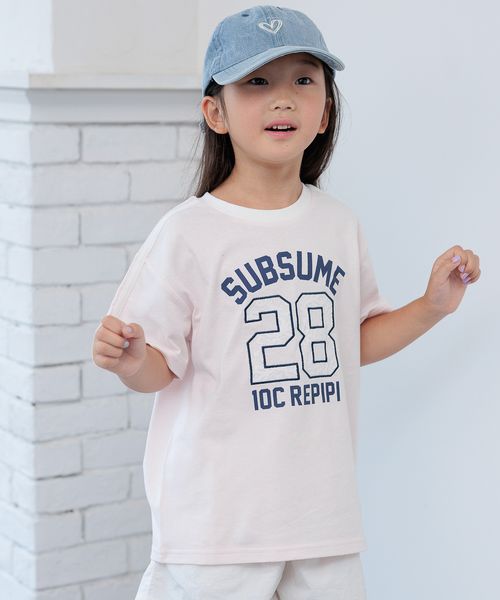 repipi armario 【10C REPIPI】レースナンバリングTシャツ ピンク キッズ レピピアルマリオ 140732 and ST アンドエスティ(旧ドットエスティ) repipi armario 【10C REPIPI】レースナンバリングTシャツ ピンク キッズ レピピアルマリオ 140732 and ST アンドエスティ(旧ドットエスティ)