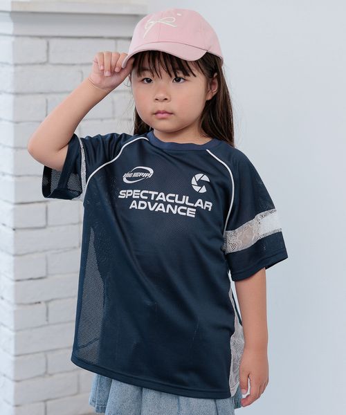 repipi armario 【10C REPIPI】MeshゲームTシャツ ネイビー キッズ レピピアルマリオ 140818 and ST アンドエスティ(旧ドットエスティ) repipi armario 【10C REPIPI】MeshゲームTシャツ ネイビー キッズ レピピアルマリオ 140818 and ST アンドエスティ(旧ドットエスティ)