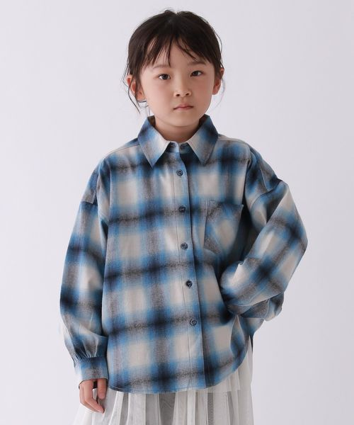 repipi armario 【10C REPIPI】チェックルーズシャツ ブルー キッズ レピピアルマリオ 147307 and ST アンドエスティ(旧ドットエスティ) repipi armario 【10C REPIPI】チェックルーズシャツ ブルー キッズ レピピアルマリオ 147307 and ST アンドエスティ(旧ドットエスティ)