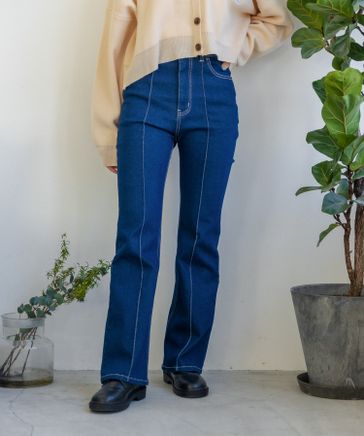 ストレッチフレアデニム Ｓ(140～150cm)
