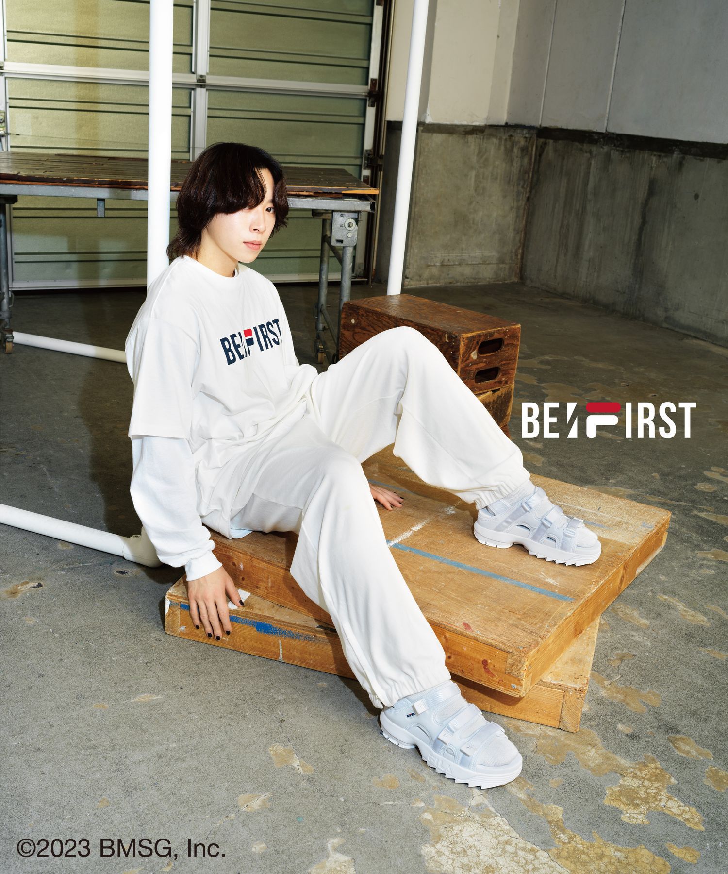 即日発送可能 FILA✖️BE:FIRST コラボTシャツ ロンT Mサイズ - T