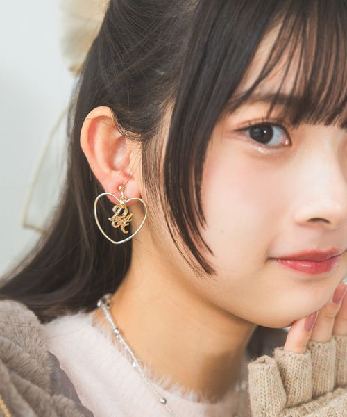 repipi armario RAハートフープイヤリング アクセサリ ライトベージュ レピピアルマリオ 211341 and ST アンドエスティ(旧ドットエスティ) repipi armario RAハートフープイヤリング アクセサリ ライトベージュ レピピアルマリオ 211341 and ST アンドエスティ(旧ドットエスティ)