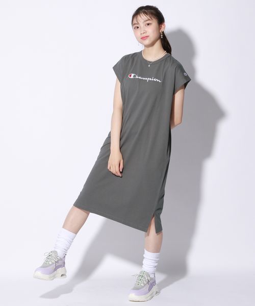 Champion Repipi ロゴシシュウフレンチスリーブワンピース 公式 レピピアルマリオ Repipi Armario 通販