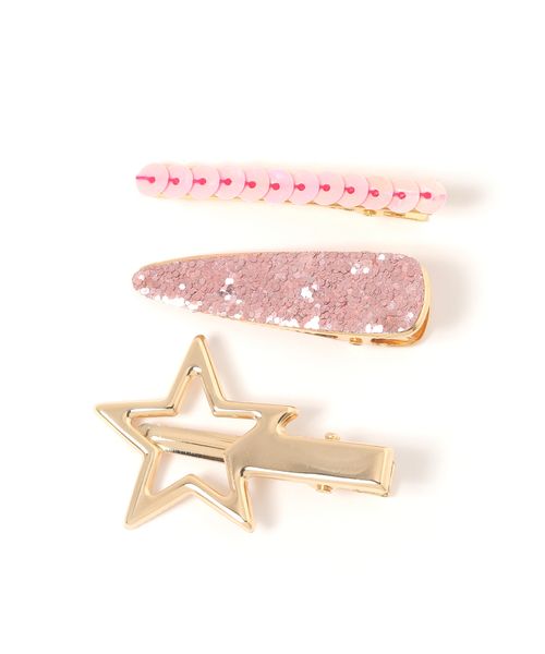 repipi armario キラキラ3Pセットクリップ アクセサリ ピンク レピピアルマリオ 288196 and ST アンドエスティ(旧ドットエスティ) repipi armario キラキラ3Pセットクリップ アクセサリ ピンク レピピアルマリオ 288196 and ST アンドエスティ(旧ドットエスティ)