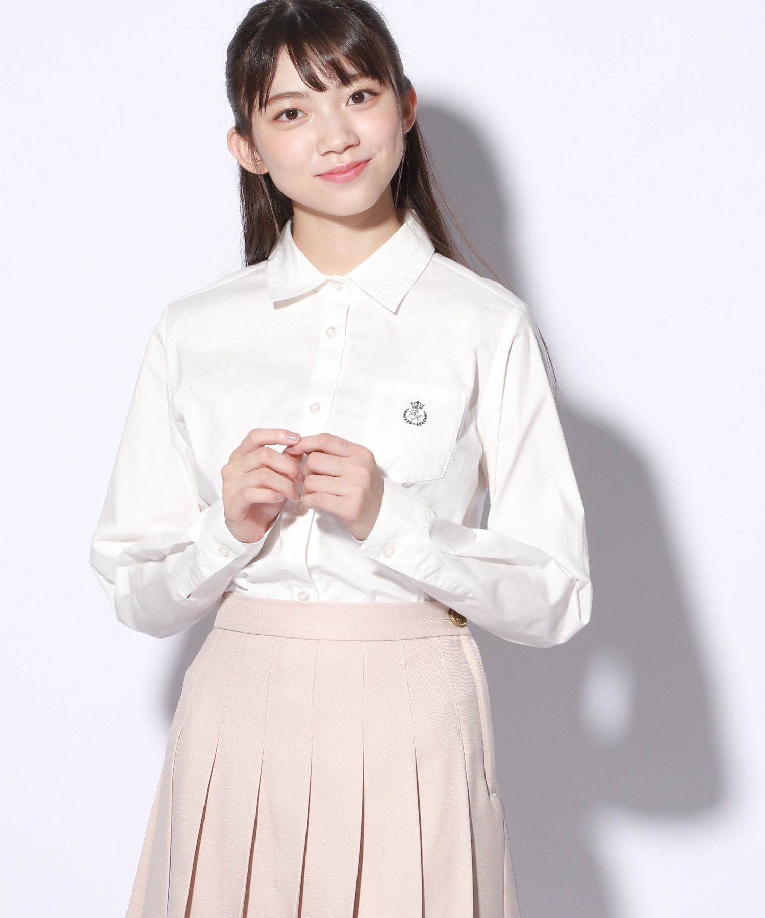 【2023卒服】ベーシックシャツ Ｓ(140～150cm)