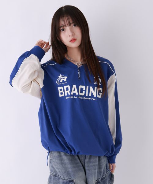 repipi armario GAMEシャツトップス ブルー S ウィメンズインナー レピピアルマリオ 311012 and ST アンドエスティ(旧ドットエスティ) repipi armario GAMEシャツトップス ブルー S ウィメンズインナー レピピアルマリオ 311012 and ST アンドエスティ(旧ドットエスティ)