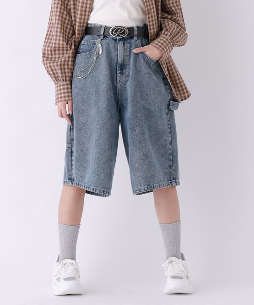 repipi armario ペインターハーフパンツ ライトブルー S ウィメンズボトムス レピピアルマリオ 311497 and ST アンドエスティ(旧ドットエスティ) repipi armario ペインターハーフパンツ ライトブルー S ウィメンズボトムス レピピアルマリオ 311497 and ST アンドエスティ(旧ドットエスティ)