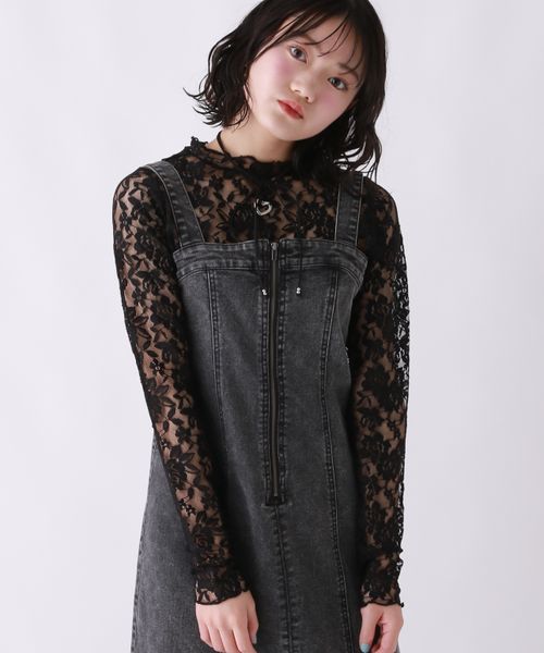 repipi armario レースプチハイメロウトップス ブラック S ウィメンズインナー レピピアルマリオ 313297 and ST アンドエスティ(旧ドットエスティ) repipi armario レースプチハイメロウトップス ブラック S ウィメンズインナー レピピアルマリオ 313297 and ST アンドエスティ(旧ドットエスティ)