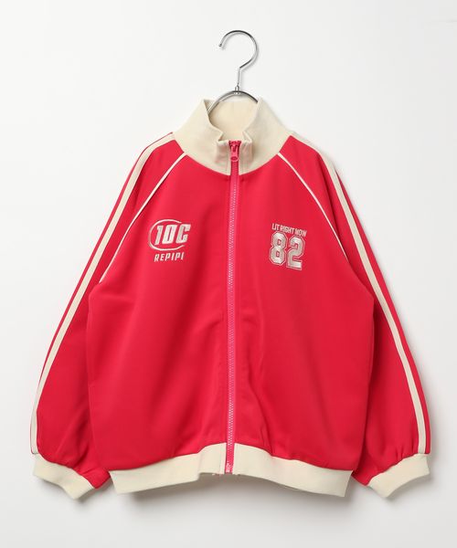 repipi armario 【10C REPIPI】LOOSEトラックジャケット レッド キッズ レピピアルマリオ 322226 and ST アンドエスティ(旧ドットエスティ) repipi armario 【10C REPIPI】LOOSEトラックジャケット レッド キッズ レピピアルマリオ 322226 and ST アンドエスティ(旧ドットエスティ)