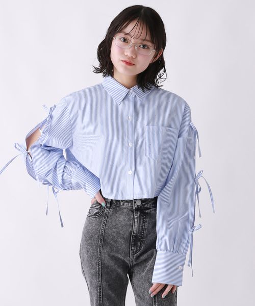 repipi armario ジュエルリボンシャツ ライトブルー S ウィメンズインナー レピピアルマリオ 322694 and ST アンドエスティ(旧ドットエスティ) repipi armario ジュエルリボンシャツ ライトブルー S ウィメンズインナー レピピアルマリオ 322694 and ST アンドエスティ(旧ドットエスティ)