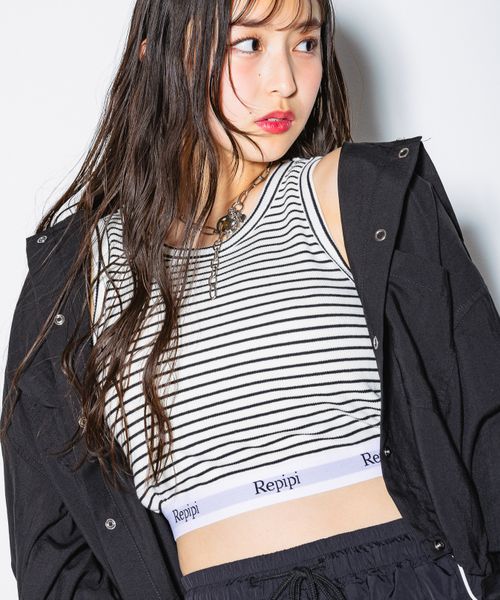 repipi armario 【吸水速乾】ロゴショートタンク シルバー L ウィメンズインナー レピピアルマリオ 322899 and ST アンドエスティ(旧ドットエスティ) repipi armario 【吸水速乾】ロゴショートタンク シルバー L ウィメンズインナー レピピアルマリオ 322899 and ST アンドエスティ(旧ドットエスティ)