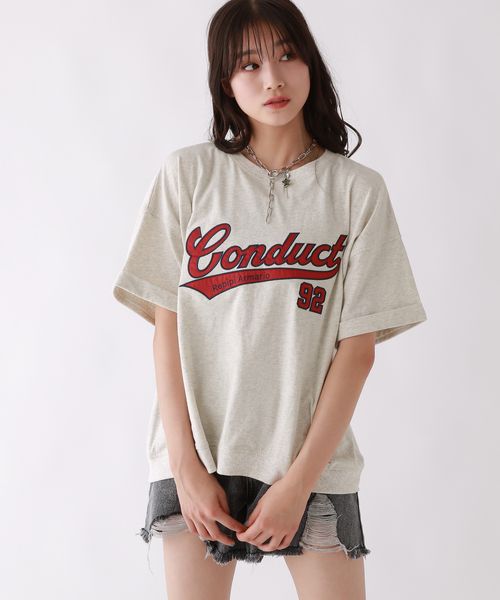 repipi armario サテンワッペンTシャツ ライトグレー S ウィメンズインナー レピピアルマリオ 323510 and ST アンドエスティ(旧ドットエスティ) repipi armario サテンワッペンTシャツ ライトグレー S ウィメンズインナー レピピアルマリオ 323510 and ST アンドエスティ(旧ドットエスティ)
