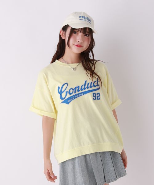 repipi armario サテンワッペンTシャツ イエロー S ウィメンズインナー レピピアルマリオ 323510 and ST アンドエスティ(旧ドットエスティ) repipi armario サテンワッペンTシャツ イエロー S ウィメンズインナー レピピアルマリオ 323510 and ST アンドエスティ(旧ドットエスティ)
