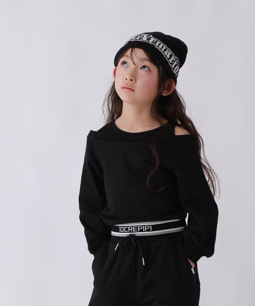 repipi armario 【10C REPIPI】HEMロゴオフショルトップス ブラック キッズ レピピアルマリオ 324629 and ST アンドエスティ(旧ドットエスティ) repipi armario 【10C REPIPI】HEMロゴオフショルトップス ブラック キッズ レピピアルマリオ 324629 and ST アンドエスティ(旧ドットエスティ)