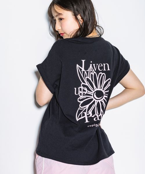 repipi armario BACKフラワーTシャツ ブラック S ウィメンズインナー レピピアルマリオ 326258 and ST アンドエスティ(旧ドットエスティ) repipi armario BACKフラワーTシャツ ブラック S ウィメンズインナー レピピアルマリオ 326258 and ST アンドエスティ(旧ドットエスティ)