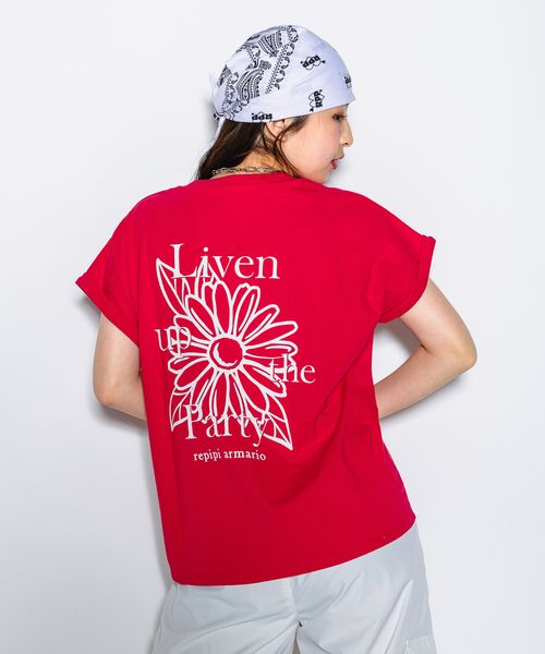 repipi armario BACKフラワーTシャツ レッド L ウィメンズインナー レピピアルマリオ 326258 and ST アンドエスティ(旧ドットエスティ) repipi armario BACKフラワーTシャツ レッド L ウィメンズインナー レピピアルマリオ 326258 and ST アンドエスティ(旧ドットエスティ)