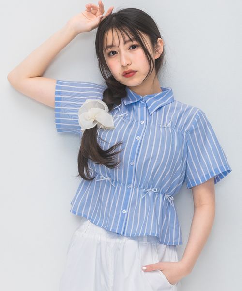 repipi armario リボンシャーリングブラウス ライトブルー M ウィメンズインナー レピピアルマリオ 326262 and ST アンドエスティ(旧ドットエスティ) repipi armario リボンシャーリングブラウス ライトブルー M ウィメンズインナー レピピアルマリオ 326262 and ST アンドエスティ(旧ドットエスティ)