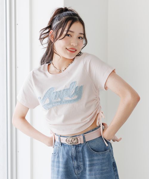 repipi armario 【新色追加!】DENIMワッペンシャーリングTシャツ ピンク S ウィメンズインナー レピピアルマリオ 329298 and ST アンドエスティ(旧ドットエスティ) repipi armario 【新色追加!】DENIMワッペンシャーリングTシャツ ピンク S ウィメンズインナー レピピアルマリオ 329298 and ST アンドエスティ(旧ドットエスティ)