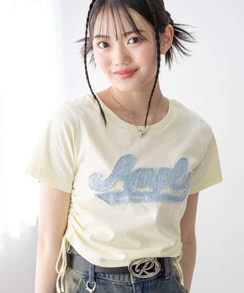 repipi armario DENIMワッペンシャーリングTシャツ イエロー M ウィメンズインナー レピピアルマリオ 329298 and ST アンドエスティ(旧ドットエスティ) repipi armario DENIMワッペンシャーリングTシャツ イエロー M ウィメンズインナー レピピアルマリオ 329298 and ST アンドエスティ(旧ドットエスティ)