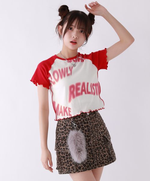 repipi armario スプレーラグランチビTシャツ レッド L ウィメンズインナー レピピアルマリオ 329309 and ST アンドエスティ(旧ドットエスティ) repipi armario スプレーラグランチビTシャツ レッド L ウィメンズインナー レピピアルマリオ 329309 and ST アンドエスティ(旧ドットエスティ)