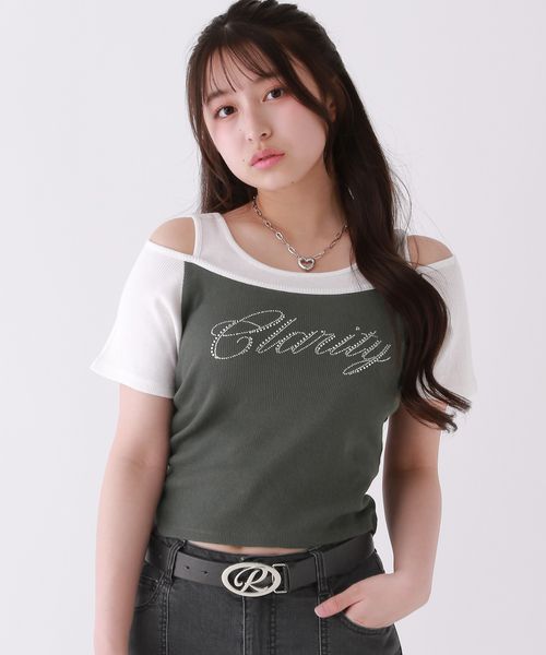 repipi armario カサネフウラグランTシャツ チャコールグレー L ウィメンズインナー レピピアルマリオ 452632 and ST アンドエスティ(旧ドットエスティ) repipi armario カサネフウラグランTシャツ チャコールグレー L ウィメンズインナー レピピアルマリオ 452632 and ST アンドエスティ(旧ドットエスティ)