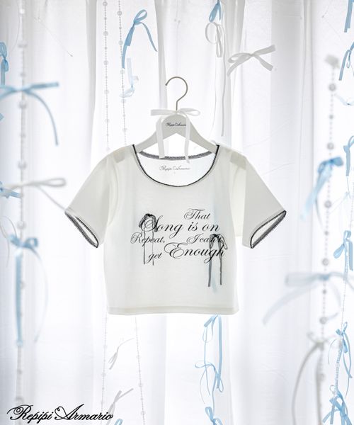 repipi armario 【girly line】グリッターリボンTシャツ オフホワイト M ウィメンズインナー レピピアルマリオ 490449 and ST アンドエスティ(旧ドットエスティ) repipi armario 【girly line】グリッターリボンTシャツ オフホワイト M ウィメンズインナー レピピアルマリオ 490449 and ST アンドエスティ(旧ドットエスティ)