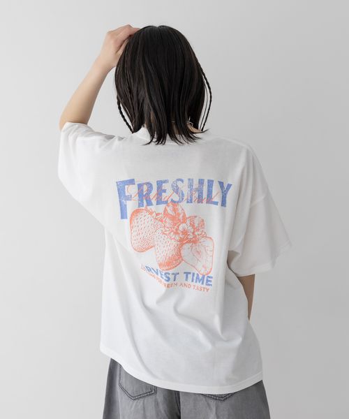 repipi armario チョベリグルーズTEE オフホワイト M ウィメンズインナー レピピアルマリオ 491943 and ST アンドエスティ(旧ドットエスティ) repipi armario チョベリグルーズTEE オフホワイト M ウィメンズインナー レピピアルマリオ 491943 and ST アンドエスティ(旧ドットエスティ)