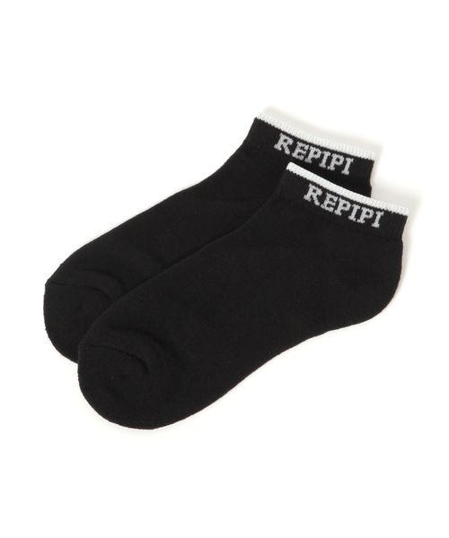 repipi armario 【3P¥1200】ヘムラインレピロゴショートソックス ソックス ブラック FREE レピピアルマリオ 494474 and ST アンドエスティ(旧ドットエスティ) repipi armario 【3P¥1200】ヘムラインレピロゴショートソックス ソックス ブラック FREE レピピアルマリオ 494474 and ST アンドエスティ(旧ドットエスティ)
