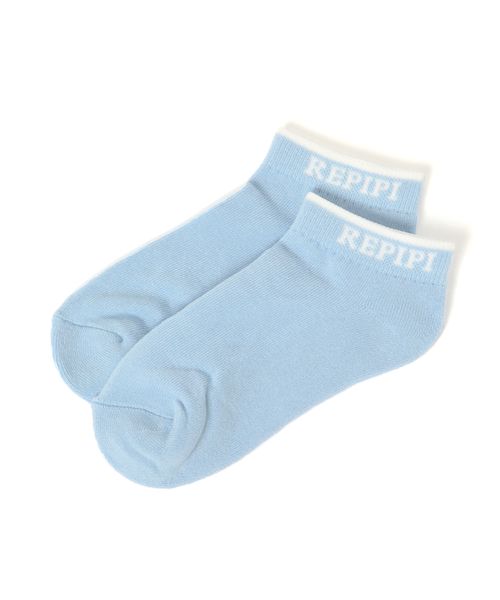 repipi armario 【3P¥1200】ヘムラインレピロゴショートソックス ソックス ブルー FREE レピピアルマリオ 494474 and ST アンドエスティ(旧ドットエスティ) repipi armario 【3P¥1200】ヘムラインレピロゴショートソックス ソックス ブルー FREE レピピアルマリオ 494474 and ST アンドエスティ(旧ドットエスティ)