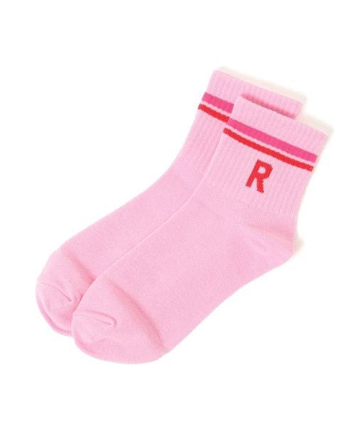 repipi armario 【3P¥1200】Rマークラインソックス ソックス ピンク FREE レピピアルマリオ 494480 and ST アンドエスティ(旧ドットエスティ) repipi armario 【3P¥1200】Rマークラインソックス ソックス ピンク FREE レピピアルマリオ 494480 and ST アンドエスティ(旧ドットエスティ)