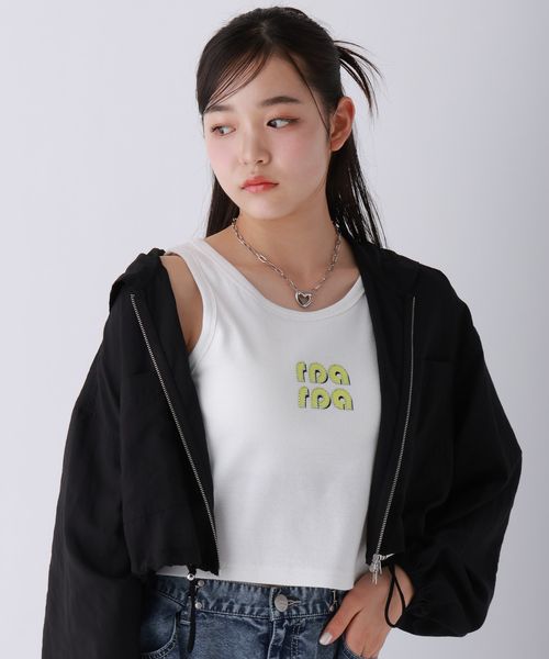 repipi armario ロゴラインストーンタンクトップ オフホワイト S ウィメンズインナー レピピアルマリオ 496462 and ST アンドエスティ(旧ドットエスティ) repipi armario ロゴラインストーンタンクトップ オフホワイト S ウィメンズインナー レピピアルマリオ 496462 and ST アンドエスティ(旧ドットエスティ)
