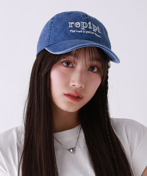 repipi armario 【手洗い可能】ピグメントロゴキャップ ブルー FREE ウィメンズグッズ レピピアルマリオ 496863 and ST アンドエスティ(旧ドットエスティ) repipi armario 【手洗い可能】ピグメントロゴキャップ ブルー FREE ウィメンズグッズ レピピアルマリオ 496863 and ST アンドエスティ(旧ドットエスティ)