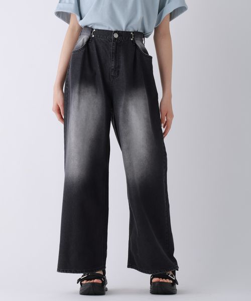 repipi armario 【接触冷感】COOLホックデニムパンツ ブラック L ウィメンズボトムス レピピアルマリオ 497213 and ST アンドエスティ(旧ドットエスティ) repipi armario 【接触冷感】COOLホックデニムパンツ ブラック L ウィメンズボトムス レピピアルマリオ 497213 and ST アンドエスティ(旧ドットエスティ)