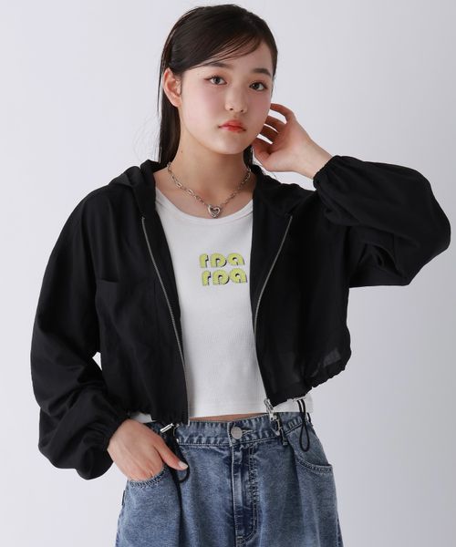 repipi armario 【接触冷感】シアーショートWZIPパーカー ブラック M ウィメンズインナー レピピアルマリオ 498701 and ST アンドエスティ(旧ドットエスティ) repipi armario 【接触冷感】シアーショートWZIPパーカー ブラック M ウィメンズインナー レピピアルマリオ 498701 and ST アンドエスティ(旧ドットエスティ)