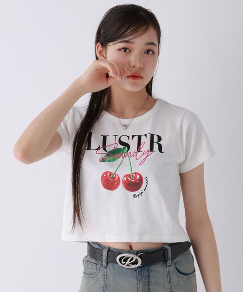 repipi armario CherryチビTシャツ オフホワイト S ウィメンズインナー レピピアルマリオ 498785 and ST アンドエスティ(旧ドットエスティ) repipi armario CherryチビTシャツ オフホワイト S ウィメンズインナー レピピアルマリオ 498785 and ST アンドエスティ(旧ドットエスティ)