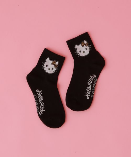 repipi armario 【HELLO KITTY】ミドルソックス【3P¥1200】 ソックス ブラック FREE レピピアルマリオ 575246 and ST アンドエスティ(旧ドットエスティ) repipi armario 【HELLO KITTY】ミドルソックス【3P¥1200】 ソックス ブラック FREE レピピアルマリオ 575246 and ST アンドエスティ(旧ドットエスティ)
