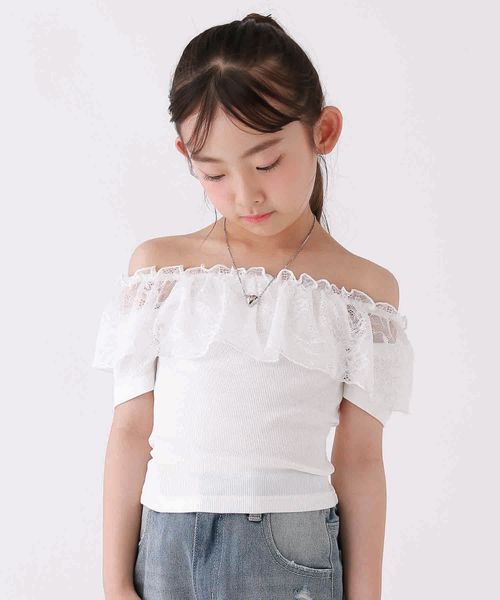 repipi armario 【10C REPIPI】2WAYレーストップス オフホワイト キッズ レピピアルマリオ 575247 and ST アンドエスティ(旧ドットエスティ) repipi armario 【10C REPIPI】2WAYレーストップス オフホワイト キッズ レピピアルマリオ 575247 and ST アンドエスティ(旧ドットエスティ)