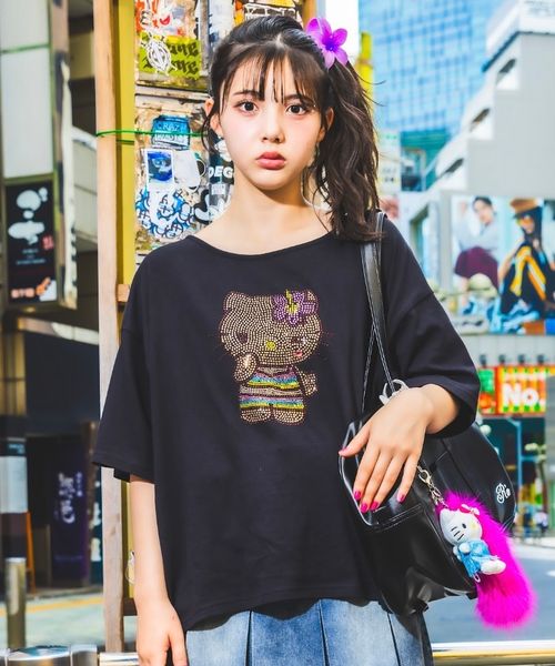 repipi armario 【HELLO KITTY】BACKクロスTEE ブラック M ウィメンズインナー レピピアルマリオ 578731 and ST アンドエスティ(旧ドットエスティ) repipi armario 【HELLO KITTY】BACKクロスTEE ブラック M ウィメンズインナー レピピアルマリオ 578731 and ST アンドエスティ(旧ドットエスティ)